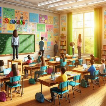 Aulas em pé versus aulas sentadas: impacto no comportamento sedentário e na atividade física no período escolar e em atividades extraescolares.