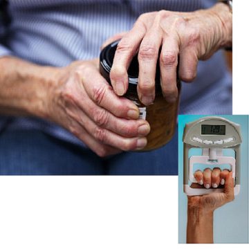 Força de preensão manual como potencial indicador de envelhecimento: perspectivas a partir de sua associação com parâmetros laboratoriais relacionados ao envelhecimento.