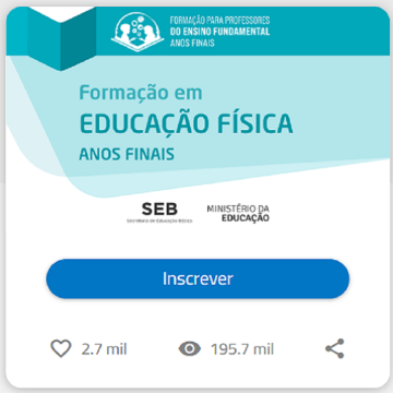 Formação em Educação Física nos Anos Finais