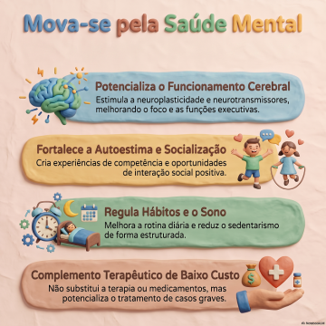 Documento Científico: Atividade física como ferramenta terapêutica na saúde mental da infância e adolescência