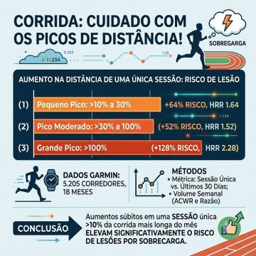 Quanto de corrida é demais? Identificando sessões de corrida de alto risco em um estudo de coorte com 5200 pessoas