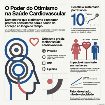 Otimismo e saúde cardiovascular: Resultados longitudinais do estudo CARDIA