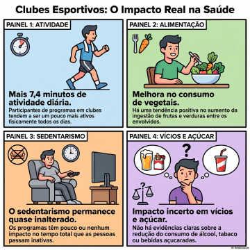 Intervenções implementadas por meio de organizações esportivas para promover comportamentos saudáveis ​​ou melhorar os resultados de saúde