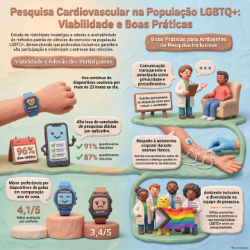 Adesão e aceitabilidade de participantes LGBTQ+ em pesquisas sobre atividades cardiovasculares e físicas: um estudo de viabilidade
